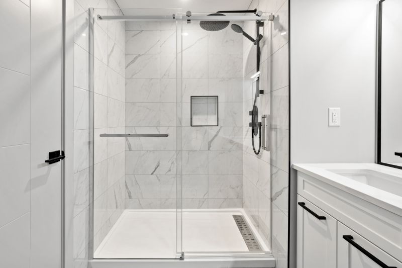 Elegant Shower with Tiles